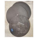 3- Metal cut off wheels 1/8, 18'