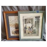 'First Aid' print in frame 18'x23', Ronald Lewis
