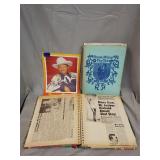 Elvis scrapbook, memorabilia, Gene Autry program