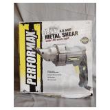 Performax 18 Ga. Metal shear with light