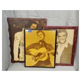 Elvis clock 14'x19', Elvis photo in frame 12'x16'