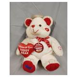 Valentine sing and dance bear