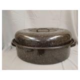 Enamel roaster pan 16'