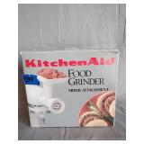 KitchenAid food grinder mixer attachment