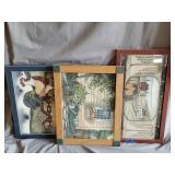 3- Prints in frames