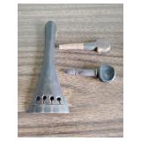 Vintage wooden musical instrument hardware