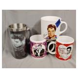 Elvis Presley mugs, Elvis Presley plastic cup