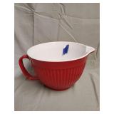 Plastic mixing bowl with spout 6'x9'
