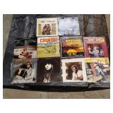 10 assorted vinyl records