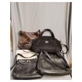 6- Ladies purses, two marked and stamped Coach