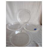 Pyrex pie plates 9.5', 10'