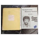 Vintage Marshall county blueberry festival program