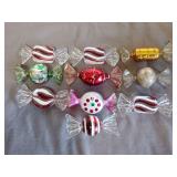 11- Glass candy pieces/ornaments 3'-4'