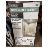 Everbuilt Bench Backer Board Shower Bench Kit