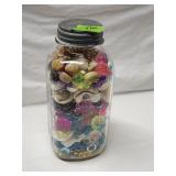 Ball Jar Filled with Miscellaneous Items 10'H