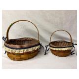 (2) Longaberger Baskets -