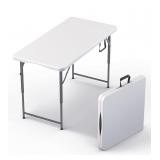 NIB 4ft Plastic Folding Table