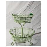 2 Tier Metal Wire Rack 13'H×12'D