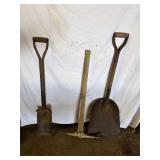 Pick, Scoop Shovel, Spade