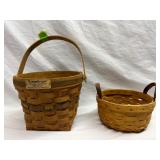 (2) Longaberger Baskets 7', 8'