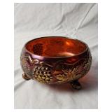 Unmarked Fenton Footed Bowl 6'D×3.5'H