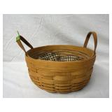 Longaberger 1995 Double Handle Woven Basket