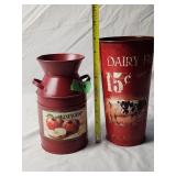 (2) Metal Display Tins