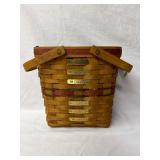 Longaberger 1991 Woven Collector's Basket w/Liner