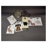 Assorted magnets and decor