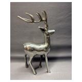 Metal Hollow Deer Statue 13'