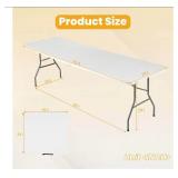 New In Box 6ft White Folding Table