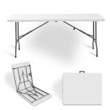 New In Box Plastic Folding Table 15ft L