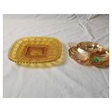 (2) Carnival Glass Plates