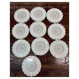 10- 4W 4x4 Picture Frames 6.25' diameter,new