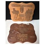 Desert Storm USA Wood Plaque 14.5'x11.5'