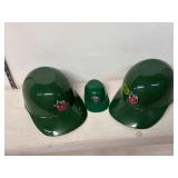 3- Tin Caps Souvenir Helmets