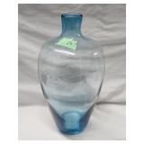 Blue Glass Vase 13'H