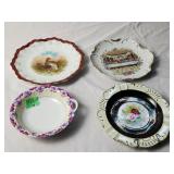 (4) Piece Glass Plate Lot