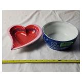 (2) Glass Bowls