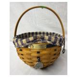 Longaberger 2002 Golf Club Basket Signed Woven