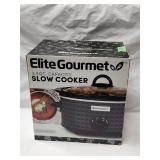 New In Box Elite Gourmet 3.5qt Slow Cooker