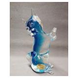 Artas from murano Italy art glass cat paperweight
