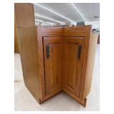 Corner Base Cabinet with Lazy Susan 36ï¿½ W x 35ï¿½ H