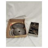 Metal Tray w/11 Garage Rollers & Flat w/10 Blades