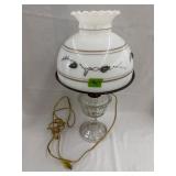Gone With The Wind Style Lamp with Milk Glass