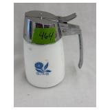 Vintage Dripcut Syrup Pitcher 5.25ï¿½ tall