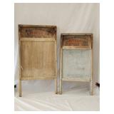 (1)Metal Washboard (1)Glass Washboard