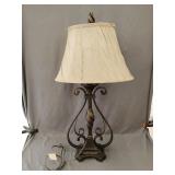 Ornate table lamp 34' tall
