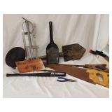 Vintage Tool Lot Including Eagle Tin Reflector