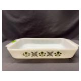 Anchor Hocking Fire King Meadow Green Loaf Pan